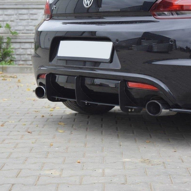 Bakre Diffuser & Bakre Sidosplitters för Volkswagen Scirocco R