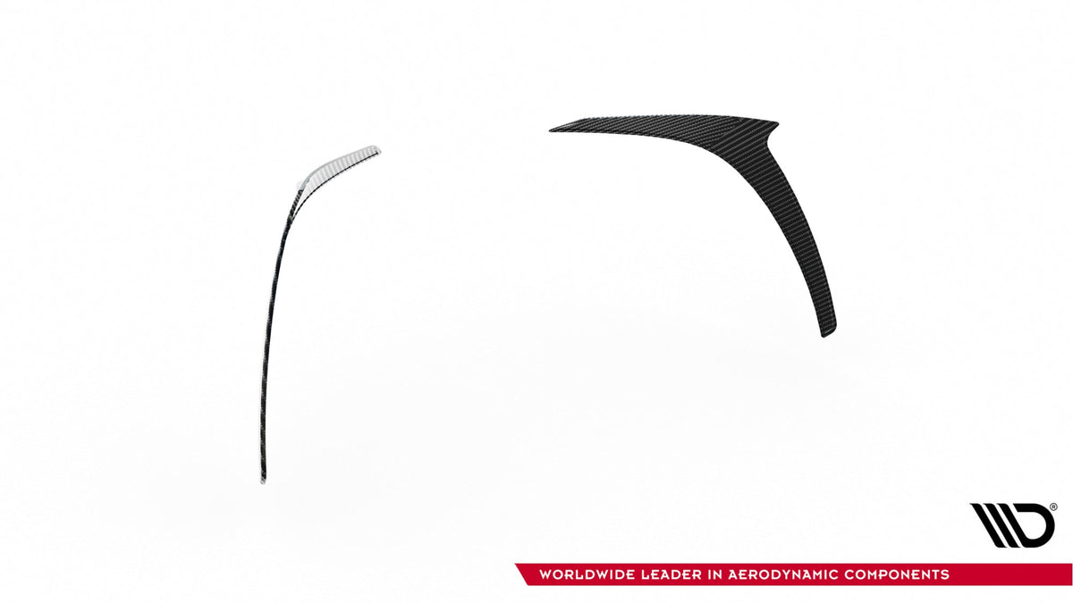 Prepreg Främre Stötfångare Carbon Canards för Mercedes-AMG GT 63 / 55 / 63 S E Performance C192