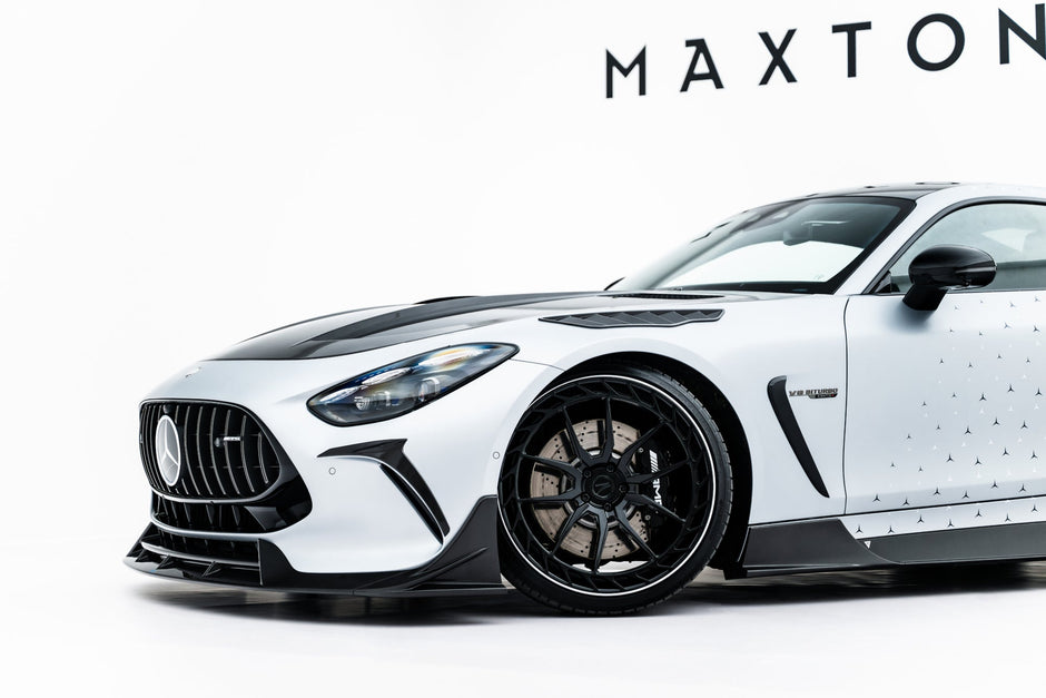 Prepreg Främre Stötfångare Carbon Canards för Mercedes-AMG GT 63 / 55 / 63 S E Performance C192