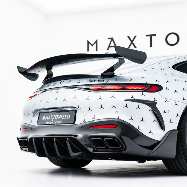 Prepreg Bakre Stötfångare Carbon Canards för Mercedes-AMG GT 63 / 55 / 63 S E Performance C192