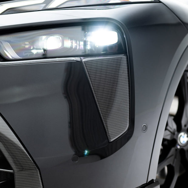Prepreg Carbon Främre Stötfångare Air Intakes för BMW X7 M-Pack G07 Facelift