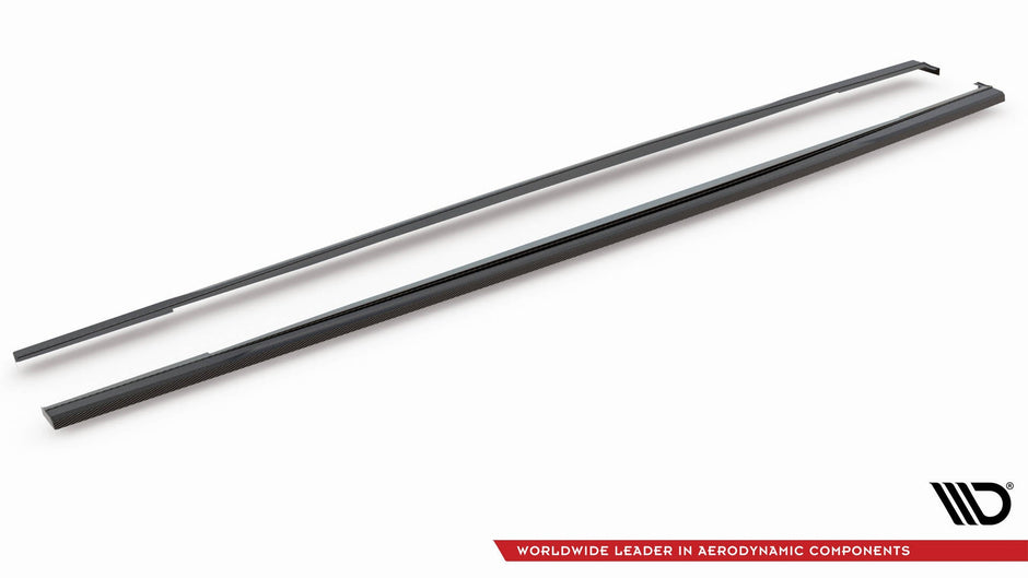 Prepreg Carbon Fiber Sidokjolar för Audi RS7 C8
