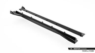Prepreg Carbon Fiber Sidokjolar för Audi RSQ8 Mk1 Facelift