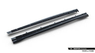 Prepreg Carbon Fiber Sidokjolar för Audi SQ8 / Q8 S-Line Mk1 Facelift
