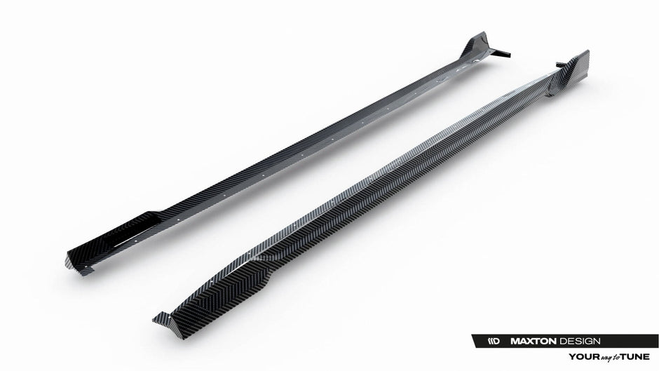 Prepreg Carbon Fiber Sidokjolar för BMW X5 M-Pack G05