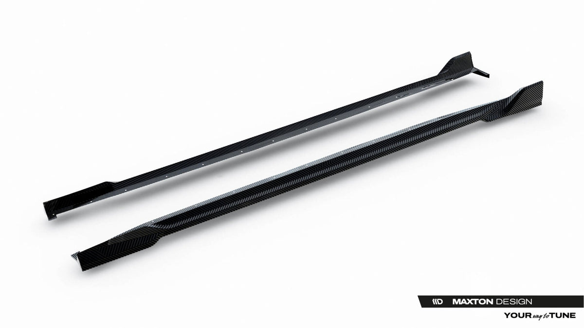Prepreg Carbon Fiber Sidokjolar för BMW X5 M-Pack G05