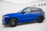 Prepreg Carbon Fiber Sidokjolar för BMW X5 M-Pack G05 Facelift
