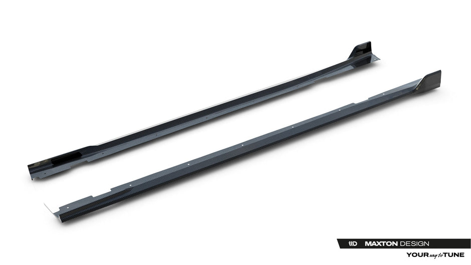 Prepreg Carbon Fiber Sidokjolar för BMW X7 M-Pack G07