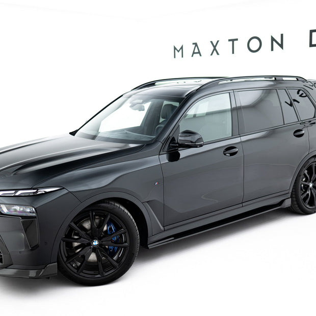 Prepreg Carbon Fiber Sidokjolar för BMW X7 M-Pack G07 Facelift
