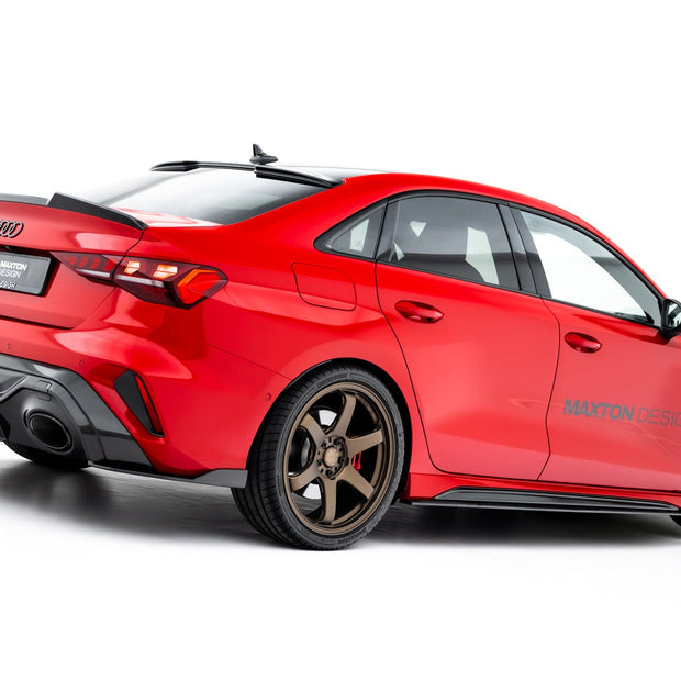 Prepreg Carbon Fiber Sidokjolar V.1 för Audi RS3 Sedan 8Y Facelift