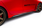 Prepreg Carbon Fiber Sidokjolar V.2 för Audi RS3 Sedan 8Y Facelift