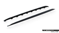 Prepreg Carbon Fiber Sidokjolar V.2 för Audi RS3 Sedan 8Y Facelift