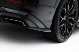 Prepreg Carbon Fiber Bakre Sidosplitters för Audi Q8 S-Line Mk1 Facelift