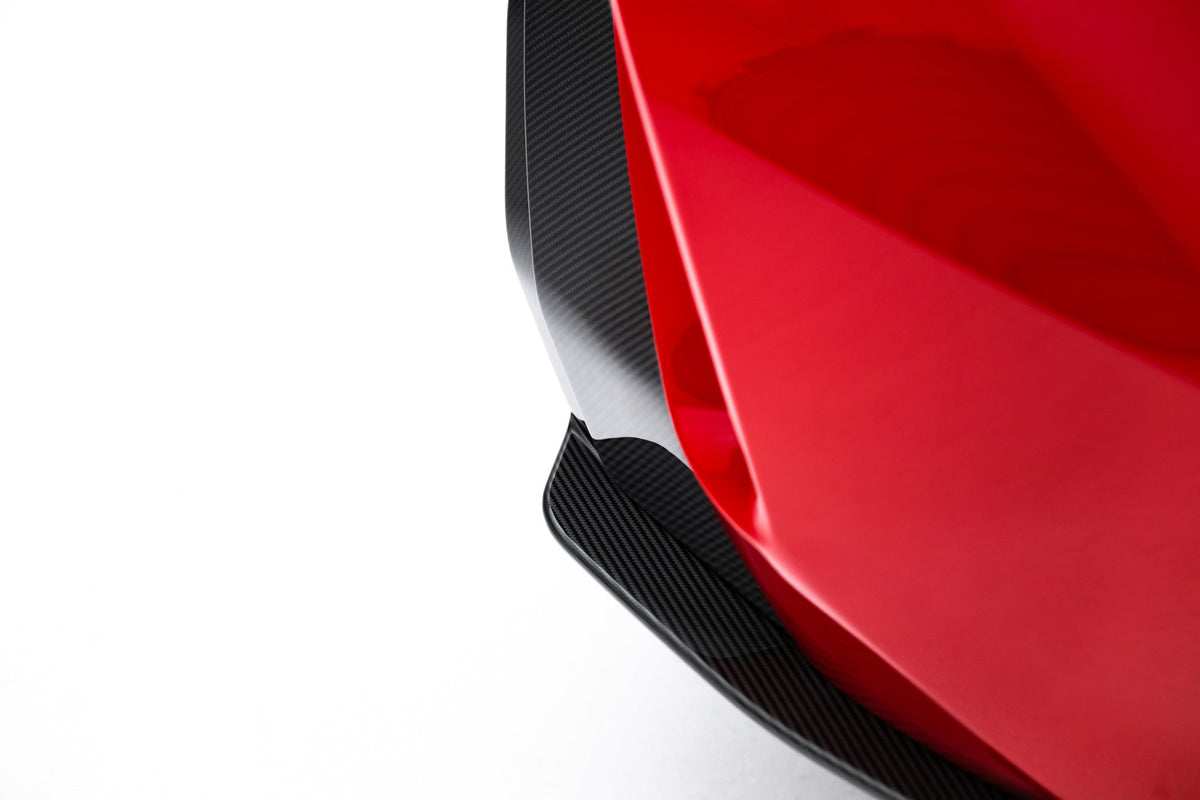 Prepreg Carbon Fiber Bakre Sidosplitters för Audi RS3 Sedan 8Y Facelift