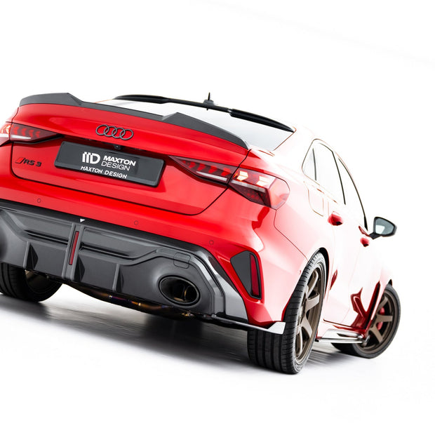 Prepreg Carbon Fiber Bakre Sidosplitters för Audi RS3 Sedan 8Y Facelift