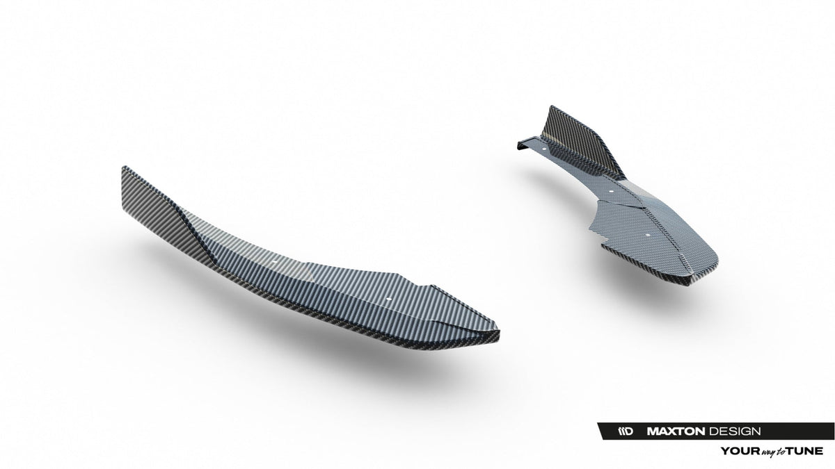 Prepreg Carbon Fiber Bakre Sidosplitters för Audi RS3 Sedan 8Y Facelift