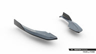 Prepreg Carbon Fiber Bakre Sidosplitters för Audi RS3 Sedan 8Y Facelift
