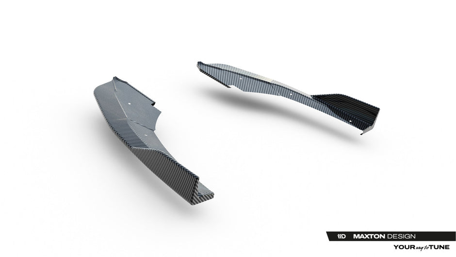 Prepreg Carbon Fiber Bakre Sidosplitters för Audi RS3 Sedan 8Y Facelift