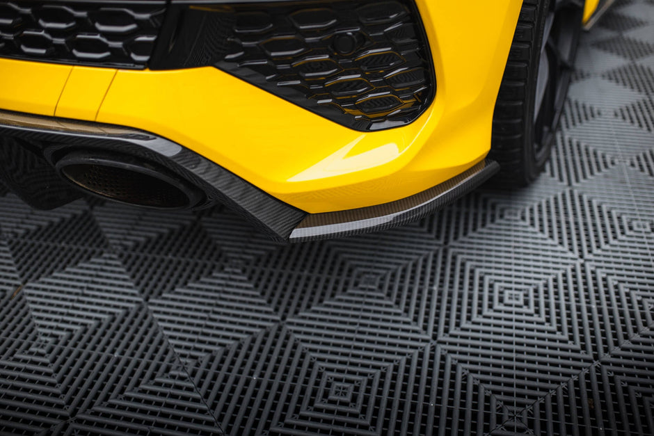 Prepreg Carbon Fiber Bakre Sidosplitters för Audi RS3 Sportback 8Y