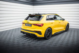 Prepreg Carbon Fiber Bakre Sidosplitters för Audi RS3 Sportback 8Y