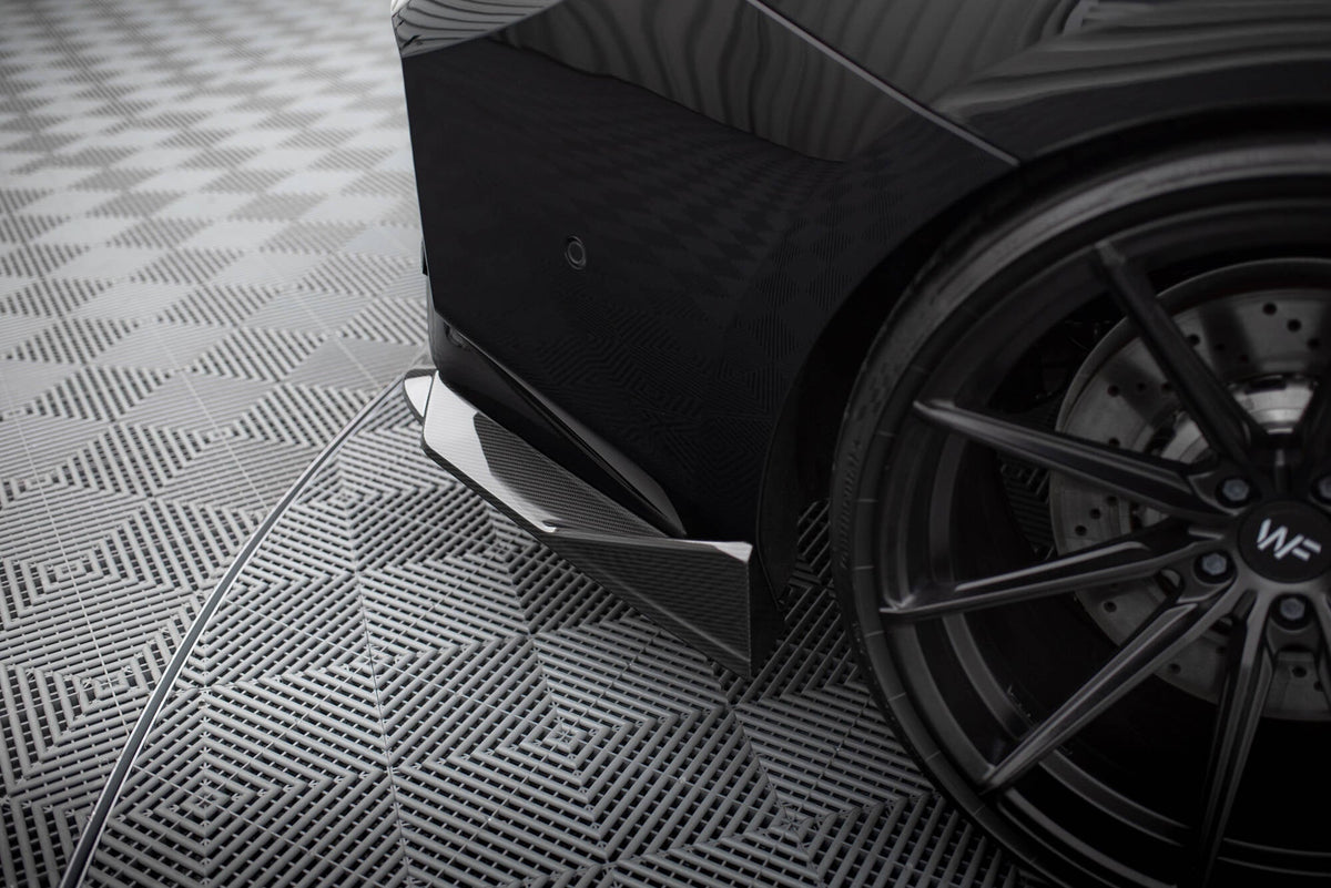 Prepreg Carbon Fiber Bakre Sidosplitters för BMW M2 G87