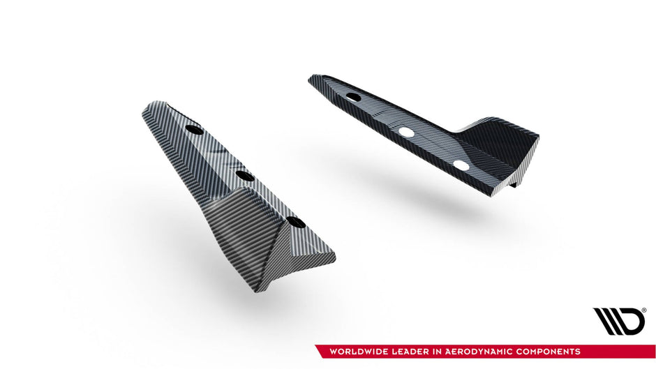 Prepreg Carbon Fiber Bakre Sidosplitters för BMW X5 M F95 Facelift