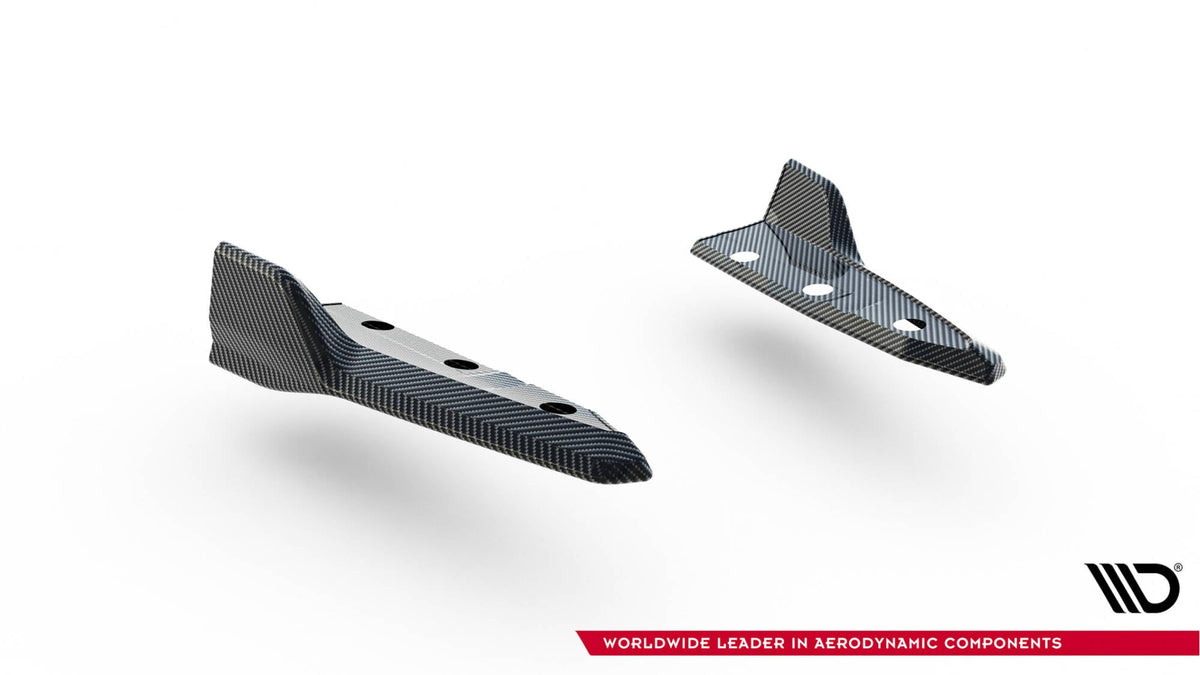 Prepreg Carbon Fiber Bakre Sidosplitters för BMW X5 M F95 Facelift