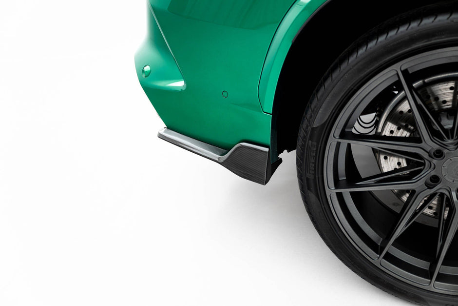 Prepreg Carbon Fiber Bakre Sidosplitters för BMW X5 M F95 Facelift