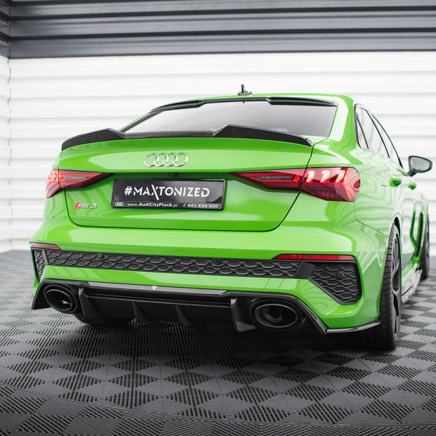 Prepreg Carbon Fiber Bakre Sidosplitters V.2 för Audi RS3 Sedan 8Y