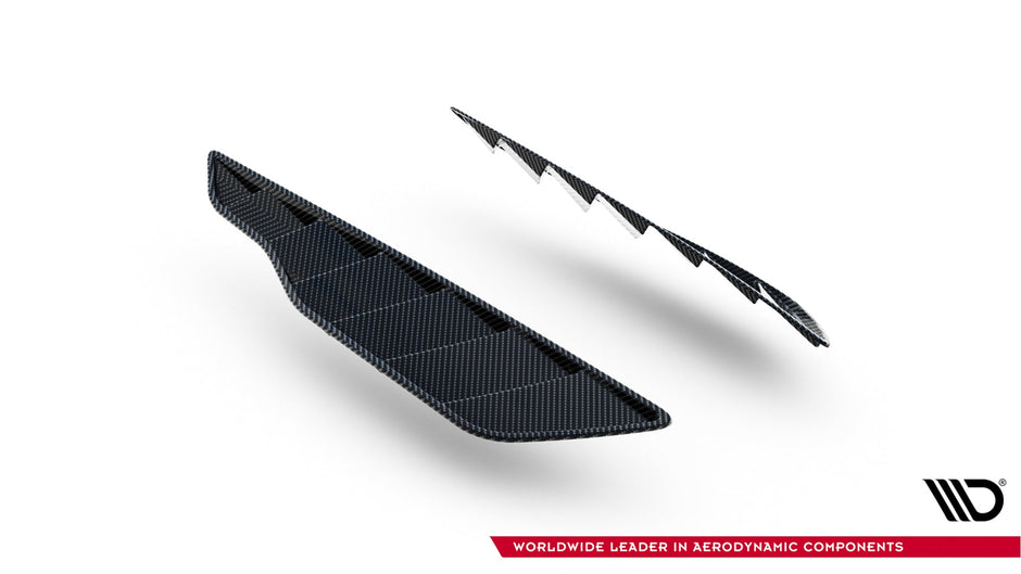 Prepreg Carbon Front Fender Side Vents för Mercedes-AMG GT 63 / 55 / 63 S E Performance C192