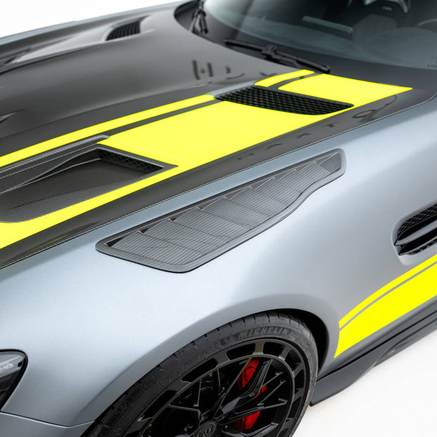 Prepreg Carbon Front Fender Side Vents för Mercedes-AMG GT C C190 Facelift
