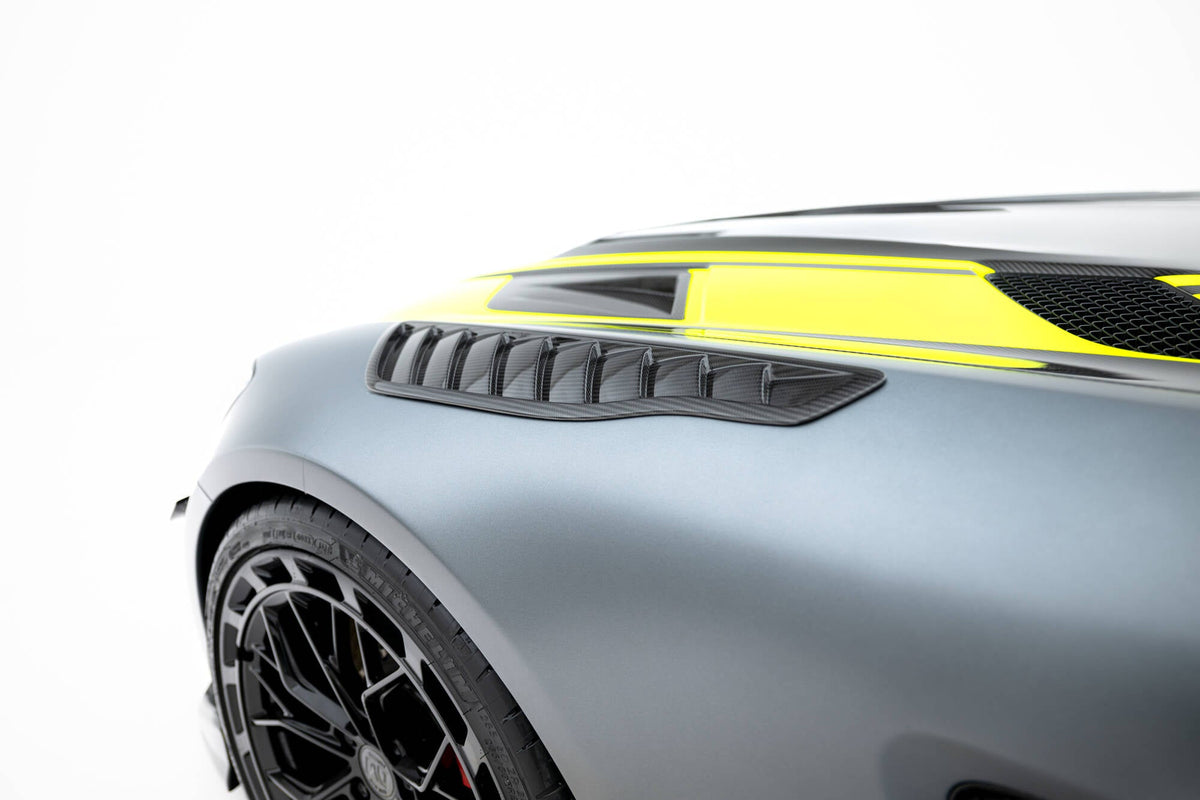 Prepreg Carbon Front Fender Side Vents för Mercedes-AMG GT C C190 Facelift