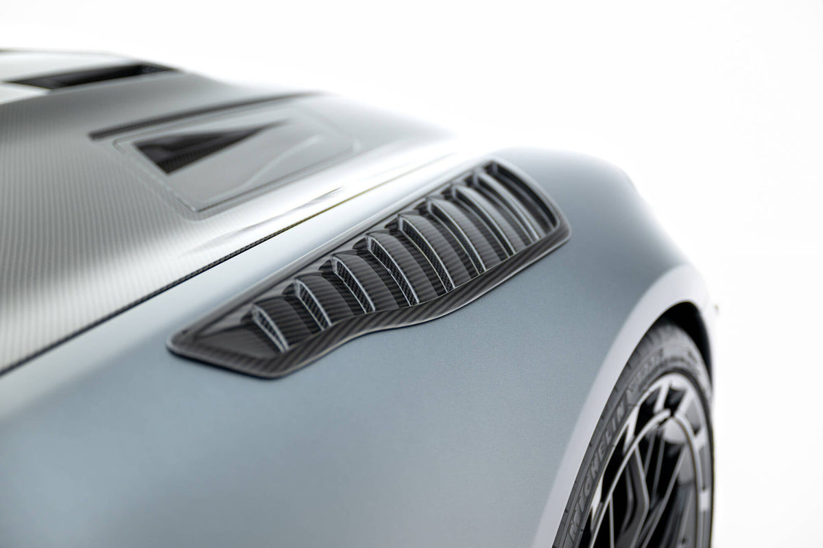 Prepreg Carbon Front Fender Side Vents för Mercedes-AMG GT C C190 Facelift