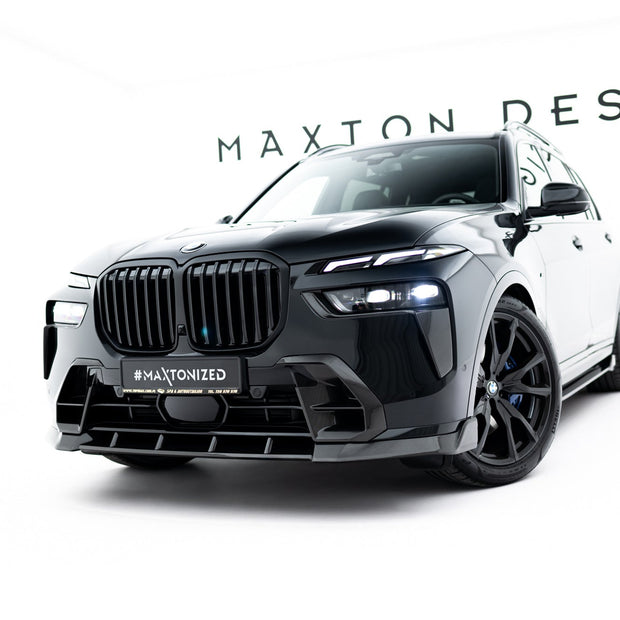 Prepreg Carbon Främre Stötfångare Side Vents för BMW X7 M-Pack G07 Facelift