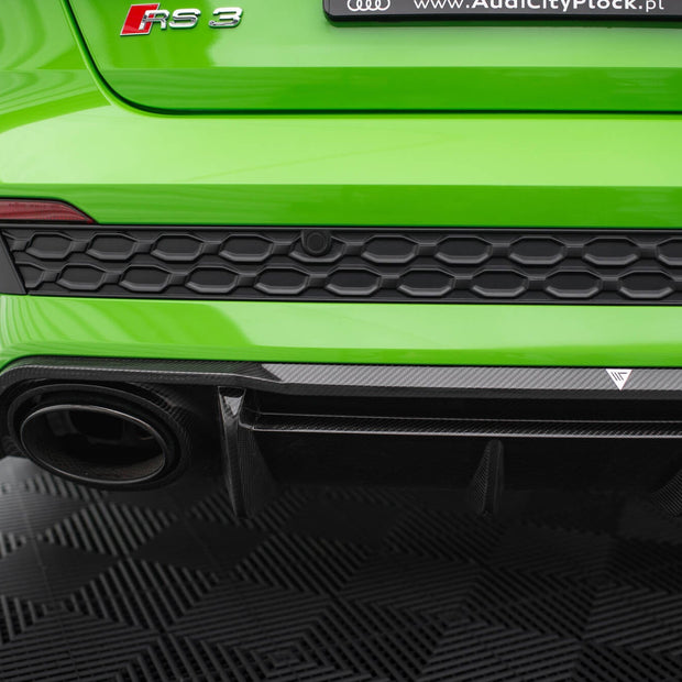 Prepreg Carbon Fiber Bakre Diffuser för Audi RS3 8Y