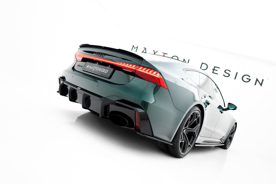 Prepreg Carbon Fiber Bakre Diffuser för Audi RS7 C8 C8 (version without towbar)