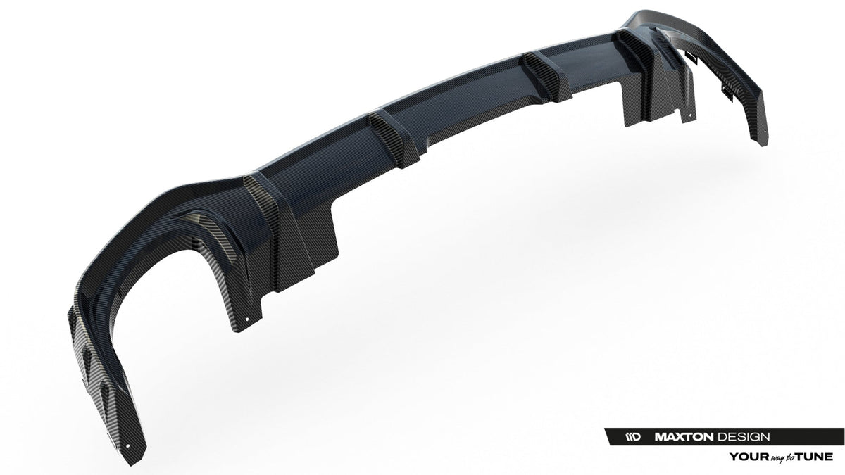 Prepreg Carbon Fiber Bakre Diffuser för Audi RSQ8 Mk1
