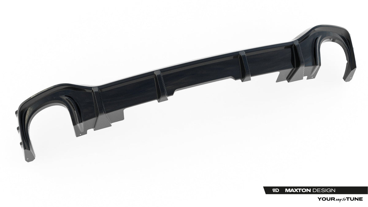Prepreg Carbon Fiber Bakre Diffuser för Audi RSQ8 Mk1
