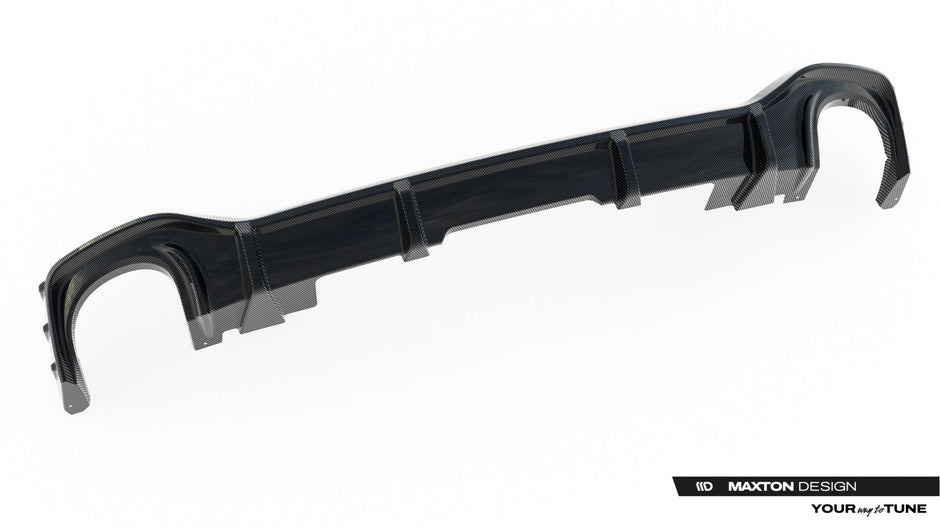 Prepreg Carbon Fiber Bakre Diffuser för Audi RSQ8 Mk1