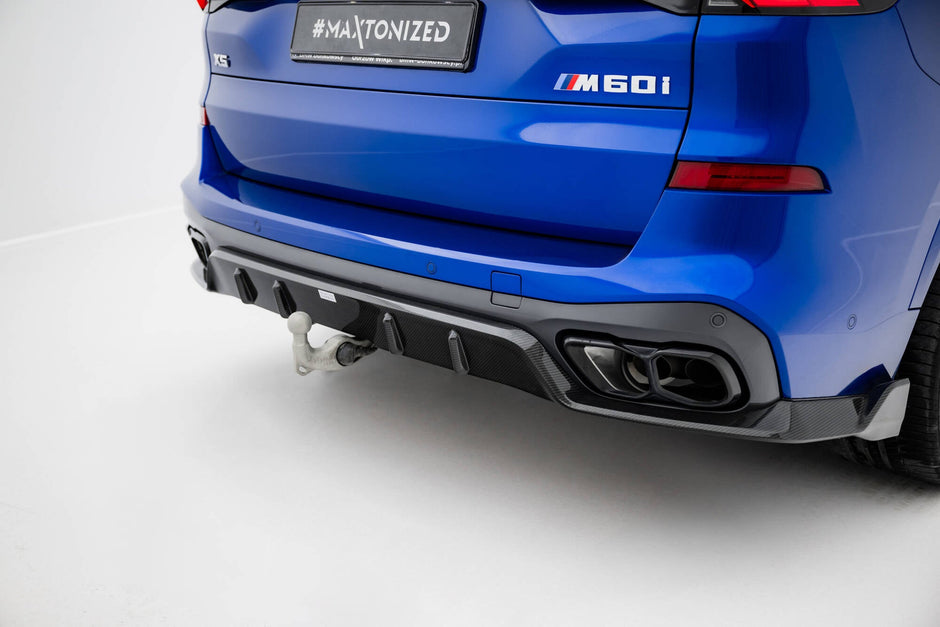 Prepreg Carbon Fiber Bakre Diffuser för BMW X5 M-Pack G05 Facelift