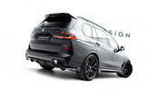 Prepreg Carbon Fiber Bakre Diffuser för BMW X7 M-Pack G07 Facelift (version without towbar)