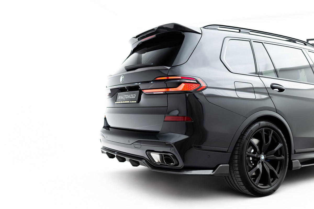 Prepreg Carbon Fiber Bakre Diffuser för BMW X7 M-Pack G07 Facelift (version without towbar)