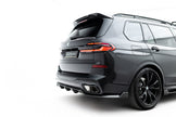 Prepreg Carbon Fiber Bakre Diffuser för BMW X7 M-Pack G07 Facelift (version without towbar)