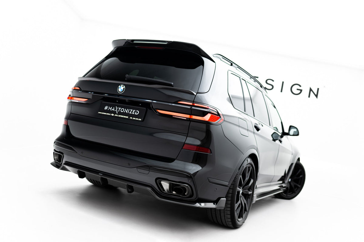Prepreg Carbon Fiber Bakre Diffuser för BMW X7 M-Pack G07 Facelift (version without towbar)
