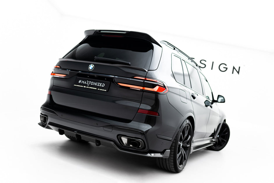 Prepreg Carbon Fiber Bakre Diffuser för BMW X7 M-Pack G07 Facelift (version without towbar)