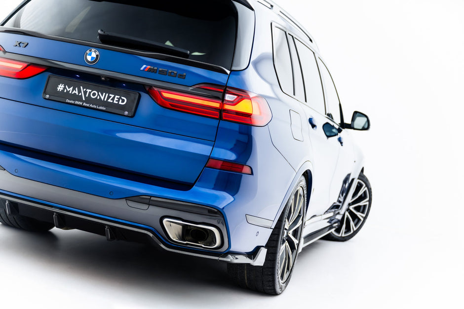 Carbon Bakre Diffuser Prepreg för BMW X7 M-Pack G07 / G07 Facelift (with tow hook)