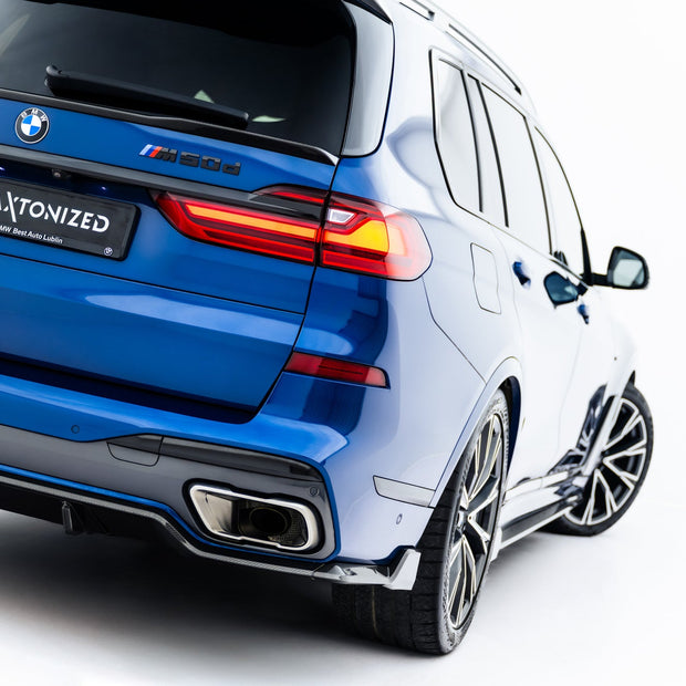 Carbon Bakre Diffuser Prepreg för BMW X7 M-Pack G07 / G07 Facelift (with tow hook)