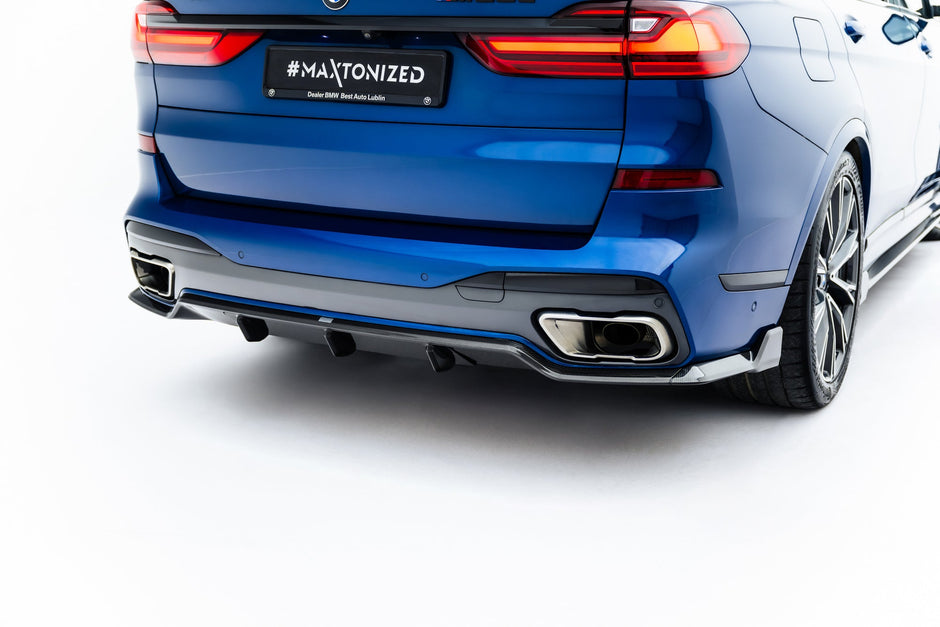 Carbon Bakre Diffuser Prepreg för BMW X7 M-Pack G07 / G07 Facelift (with tow hook)
