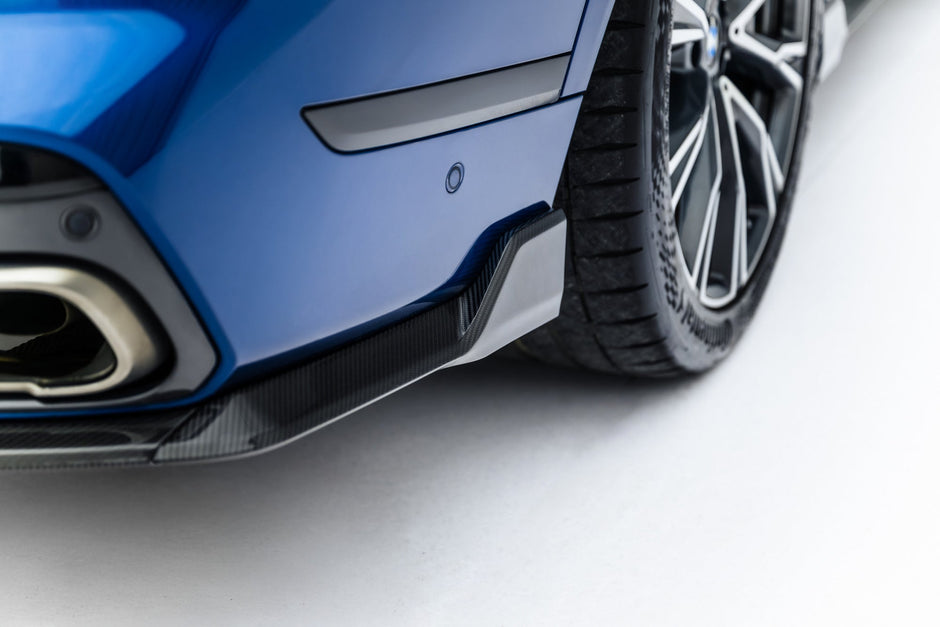 Carbon Bakre Diffuser Prepreg för BMW X7 M-Pack G07 / G07 Facelift (with tow hook)