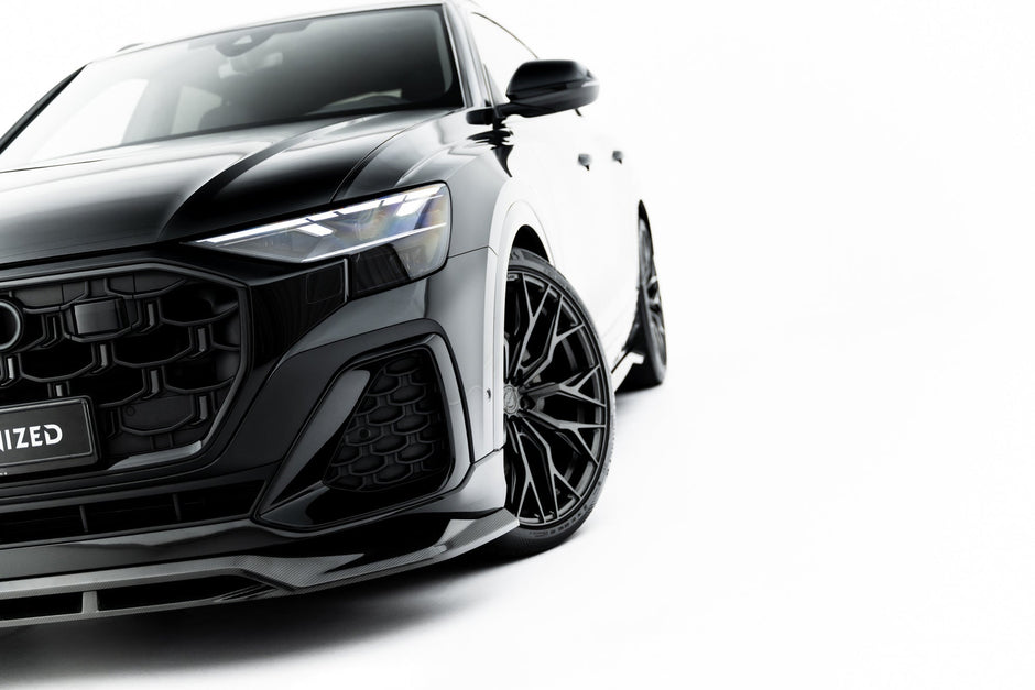 Set Of Prepreg Carbon Splitters för Audi Q8 S-Line Mk1 Facelift